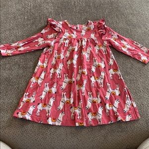 Pink Chicken Llama/Alpaca Dress
